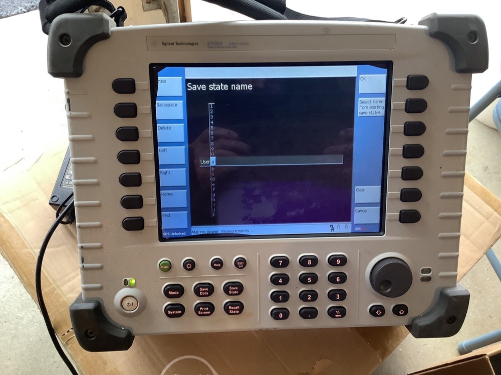 Agilent E7495A Wireless Base Station Test Set in real nice shape NO BATTERY