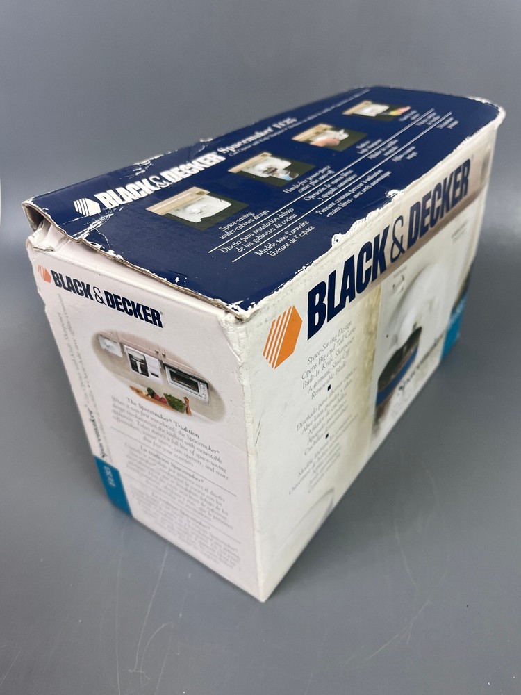 BLACK+DECKER Spacemaker Under-Counter Can Opener Knife Sharpener EC85 OPEN BOX