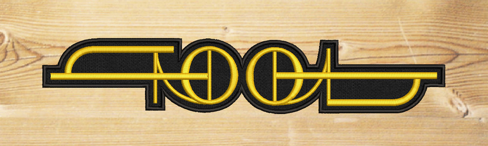 TOOL BACK Patch Embroidered Custom High-quality SEW on Patch