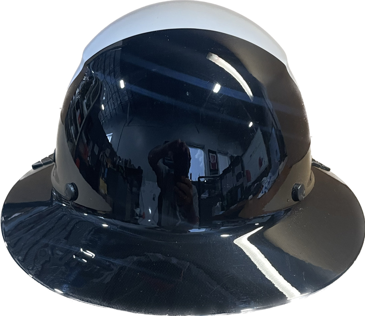 EXCLUSIVE COLOR Lift Black & White Full Brim Hard Hat #HDF50-23WG