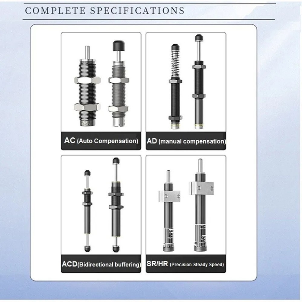 Hydraulic Shock Absorber Adjustable Buffer Damper for Automation Equipment