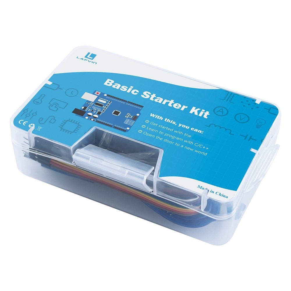 Basic Starter Kit with R3 CH340,Breadboard + Retail Box Compatible with Ardui...