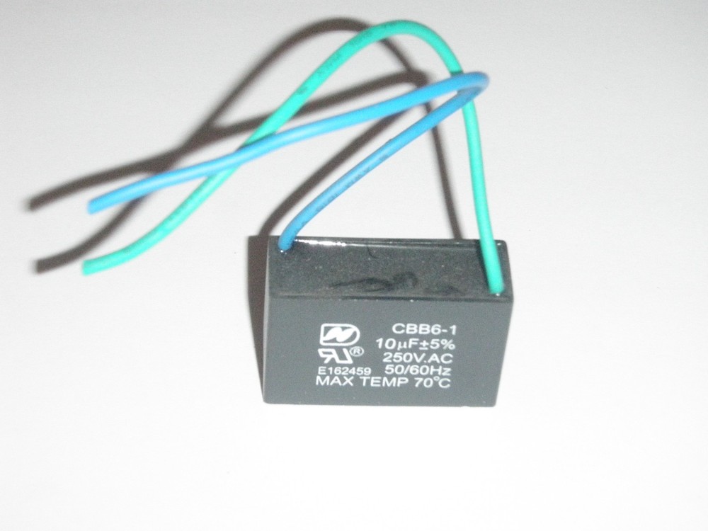 Run Capacitor for Breadman Ultimate Bread Maker TR2200CE 3-Rivet Version
