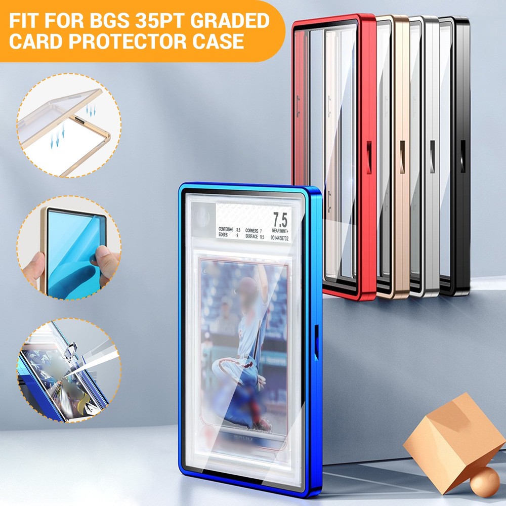 Magnetic Metal Slabs Protector for BGS Graded Cards Stackable Case Sleeves 2026
