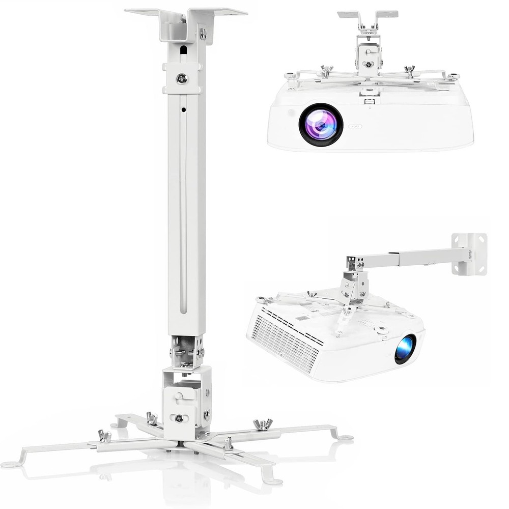 DAWASAPAT Adjustable Projector Ceiling/Wall Mount  3in1 Universal Bracket for...