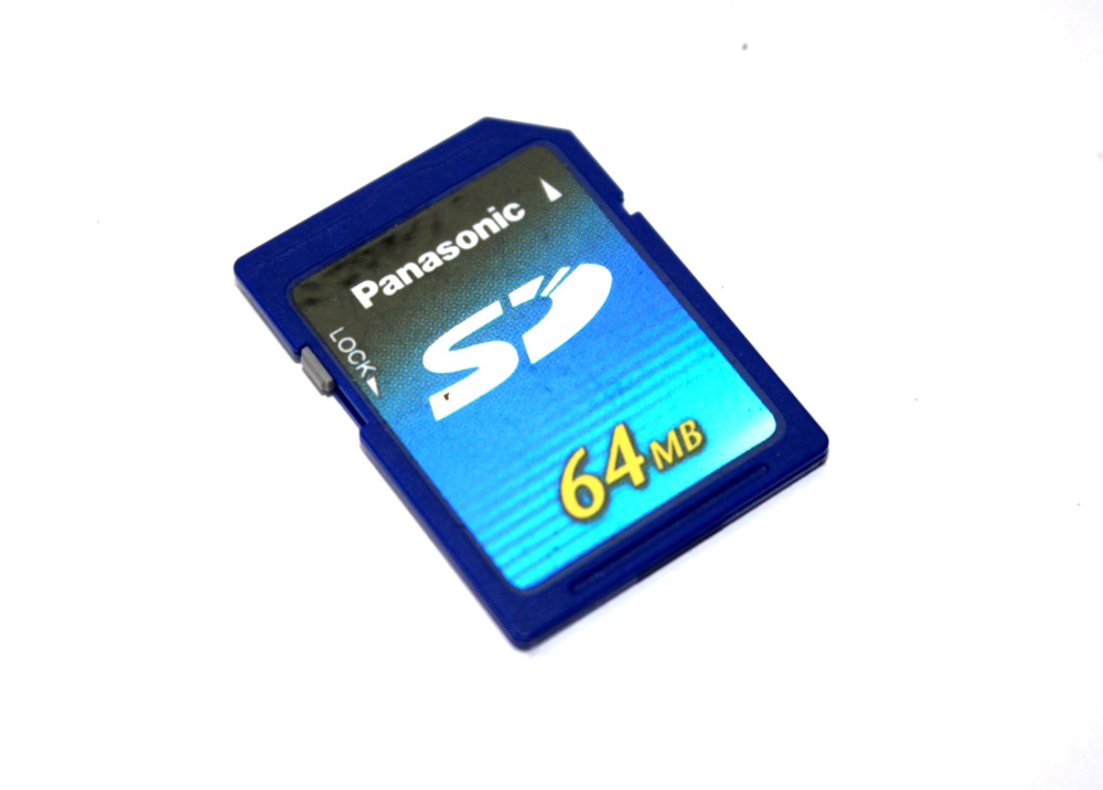 Panasonic 64MB MEGABYTE SD Camera Memory Card Working