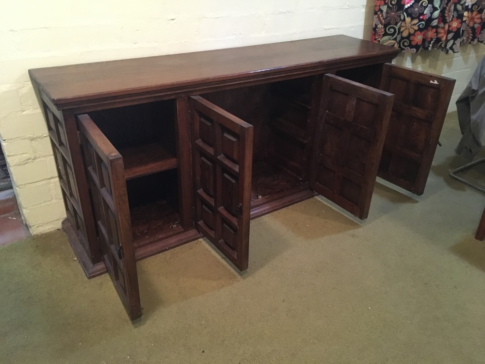 Spanish carved sideboard