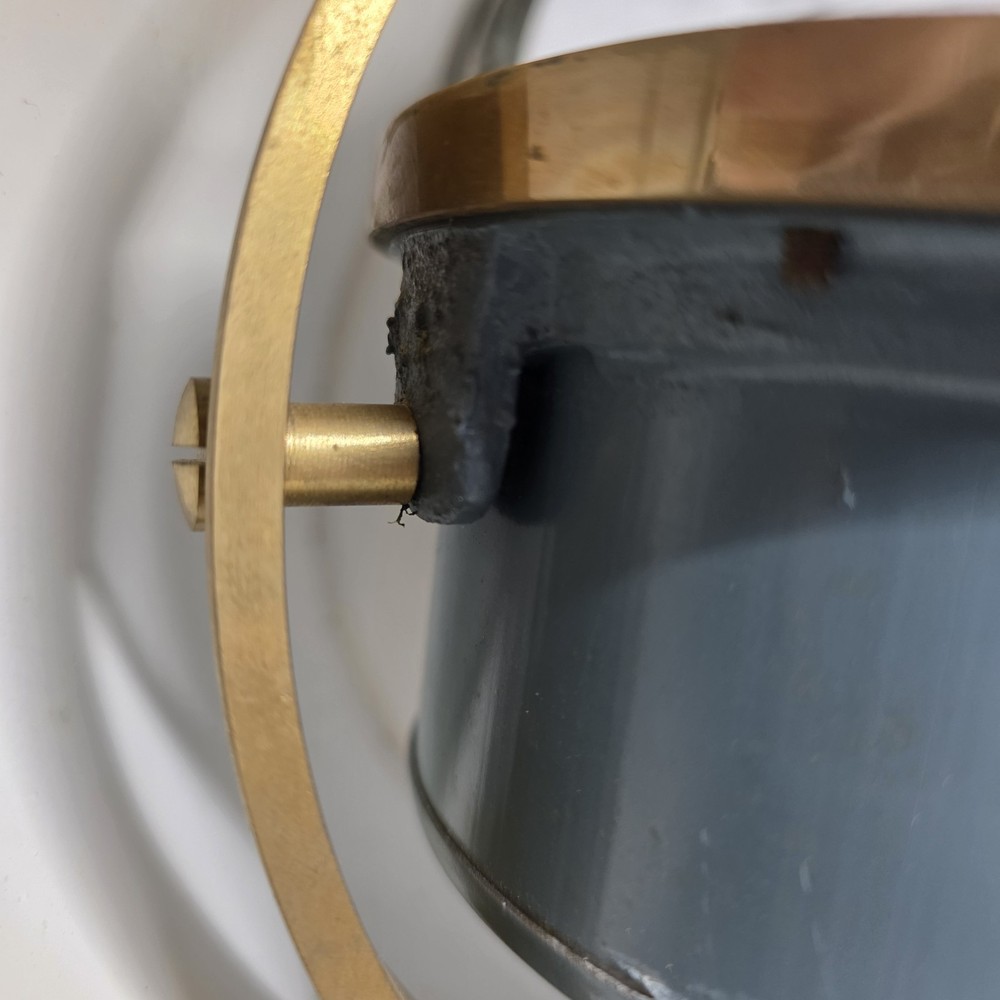 SHIP BINNACLE brass w/latern feature Solid Brass Read Description