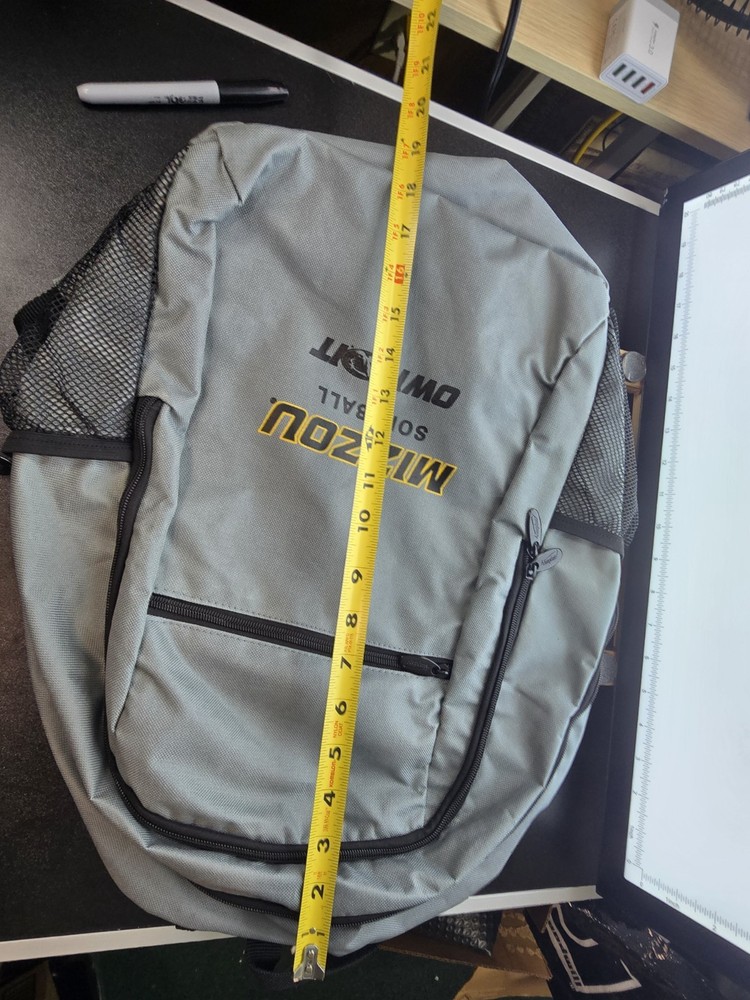 Mizzou Softball Backpack Grey Own It