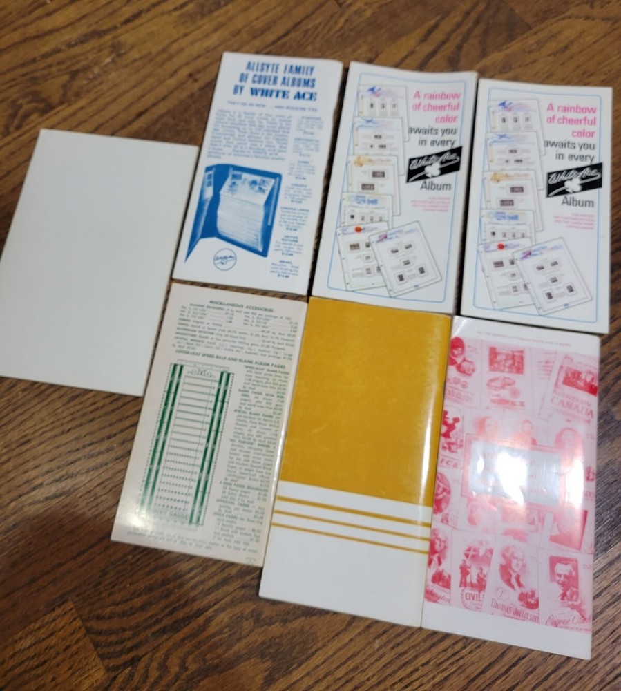 (Vintage Lot of 6) Price List of United States, Canada Stamps 1975-1981