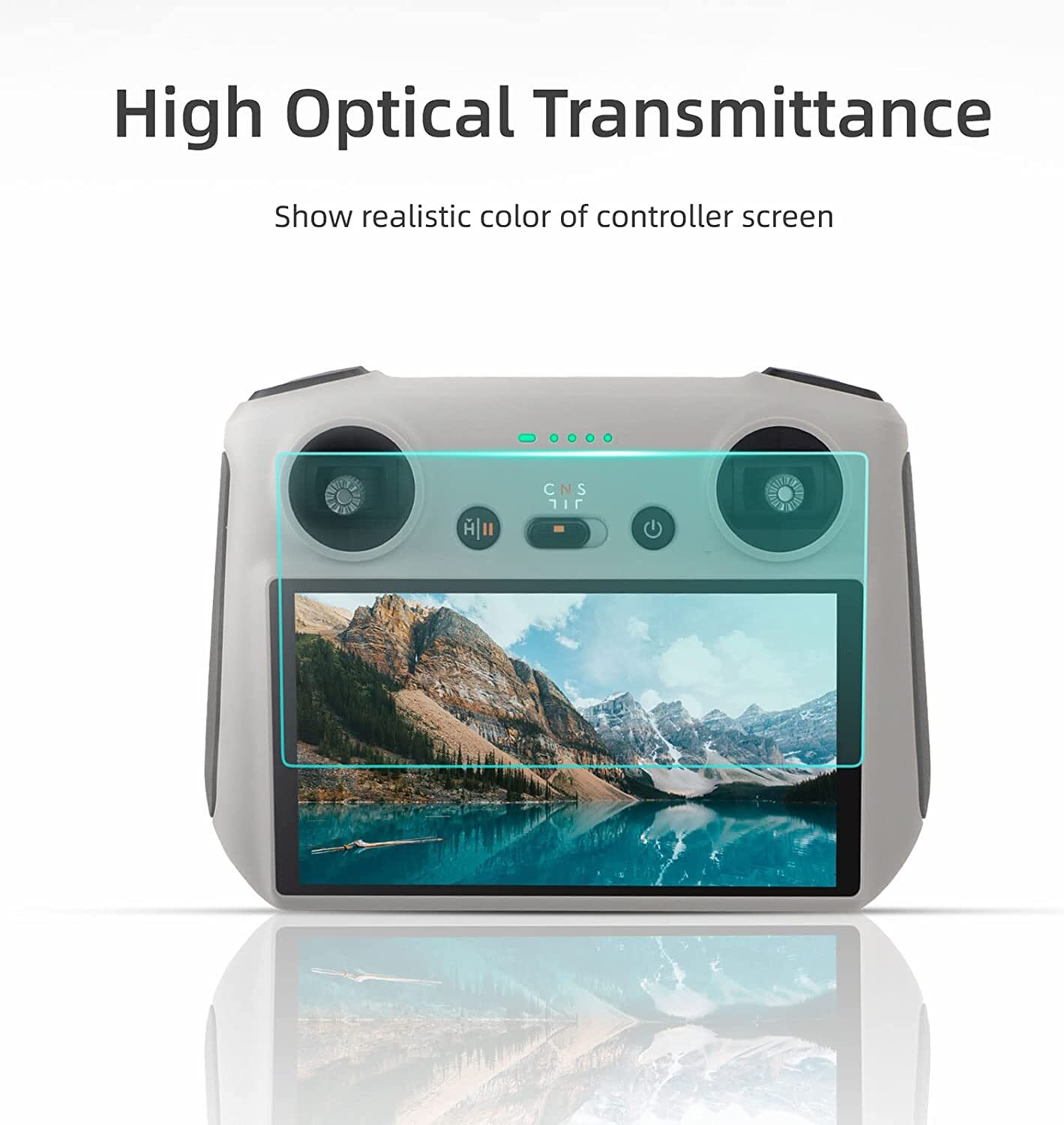 2Pcs Tempered Glass Screen Protector for DJI RC & RC2 Remote Control accessories