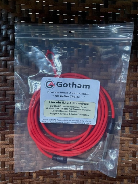 LINCOLN Econoflex Instrument Cable Assemblies 10 FT RED