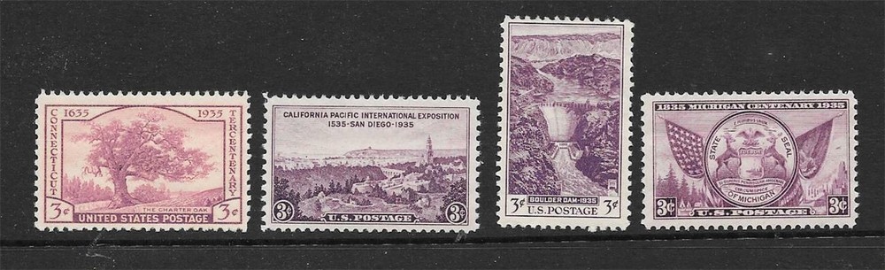 T&G STAMPS - 1935 COMPLETE YEAR SET ALL MNH 4 STAMPS