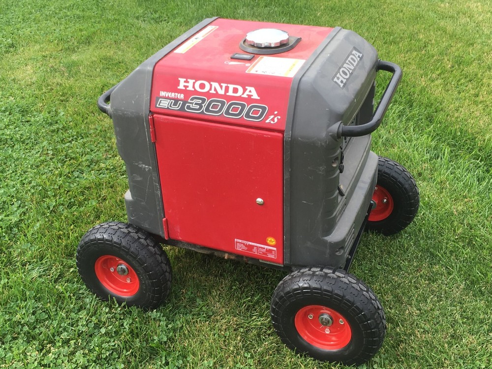 Wheel Kit for Honda Generator EU3000is - SOLID NEVER FLAT TIRES - All Terrain!!