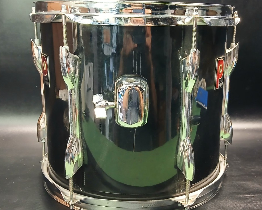 BLACK PREMIER 12" X 10" RACK TOM DRUM