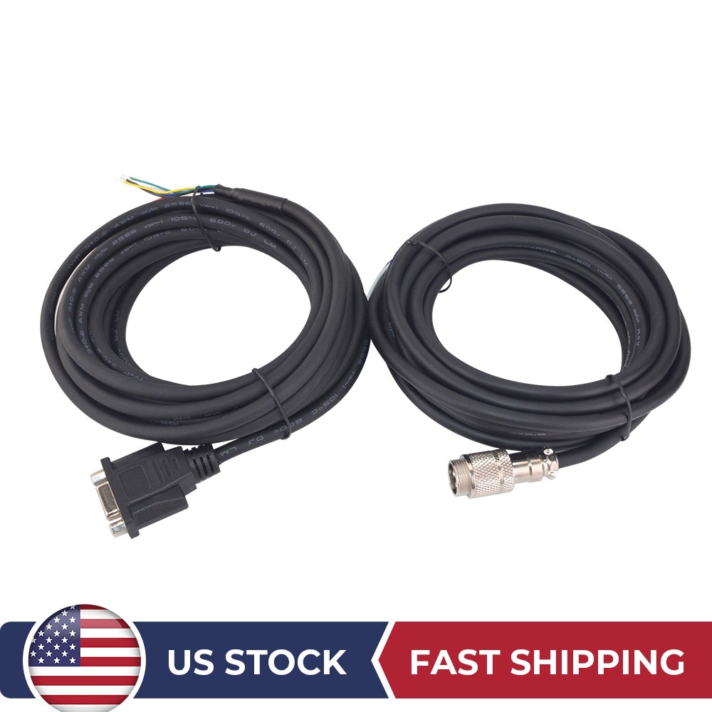 106"/185" Long Motor &Encoder Cable Kit for Nema 23/24 Closed Loop Stepper Motor
