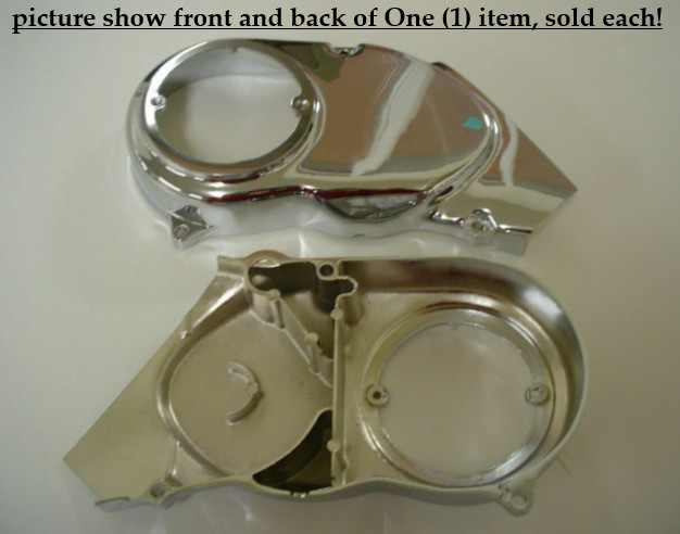 CT70 SL70 XL70 CHROME PLATED ALUMINUM FLYWHEEL COVER CASE 11341-045-030 (S1148)
