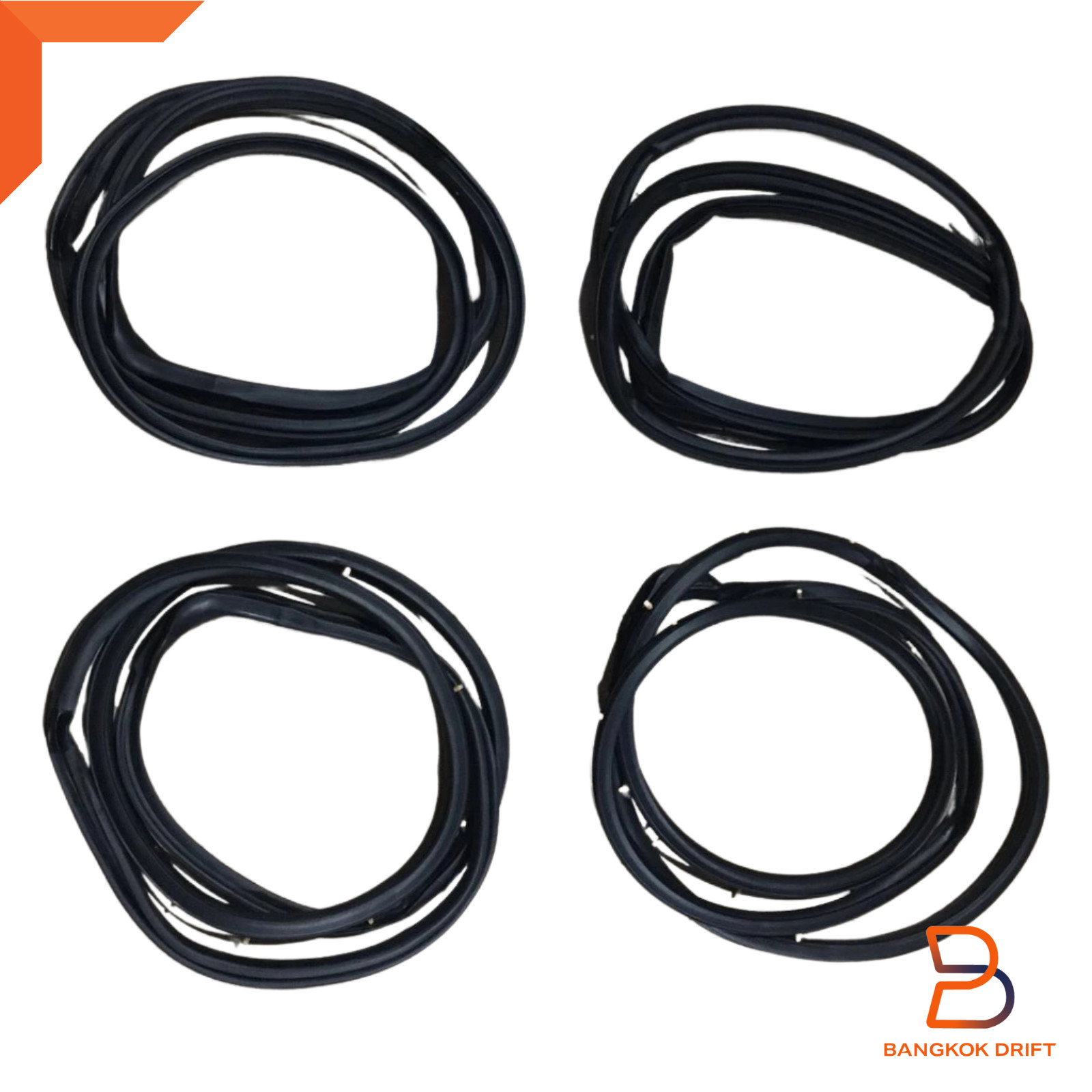 ALL 4 DOORS RUBBER SEAL WEATHERSTRIP FOR TOYOTA CAMRY ACV40 XV40 07-11 LE SE
