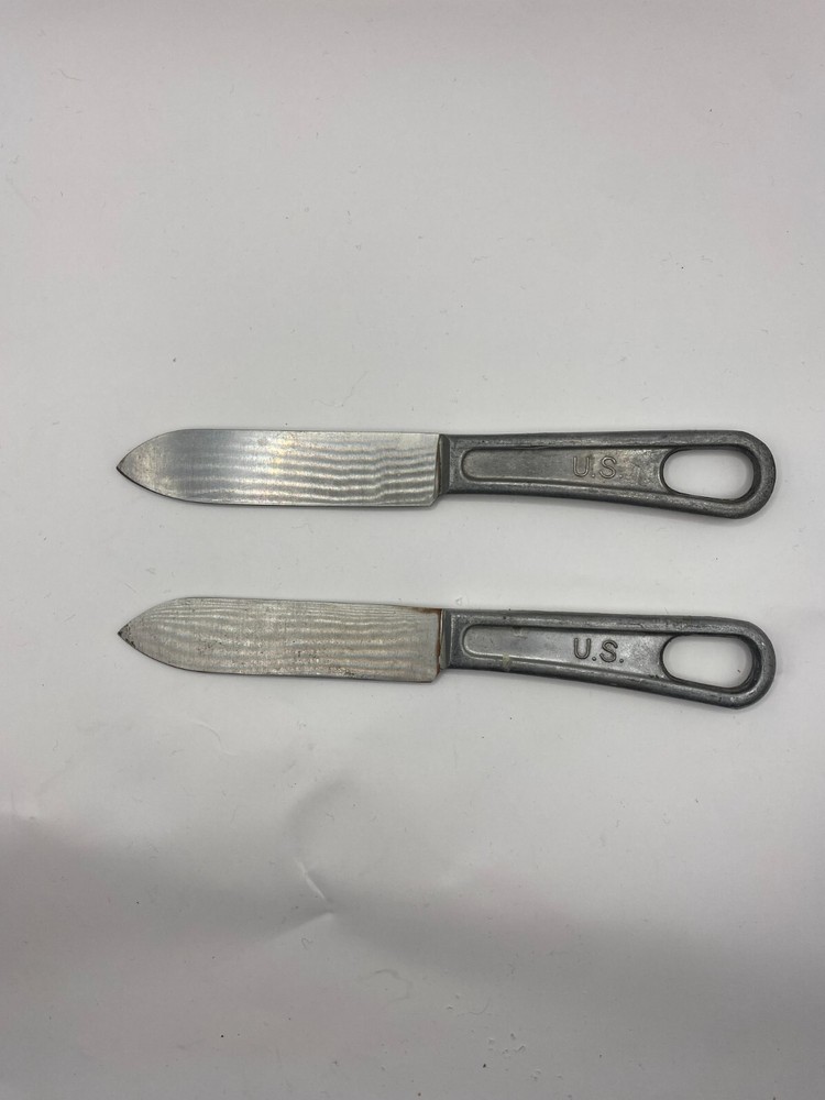 US Army Mess Kit Knife Utensil LOT OF TWO