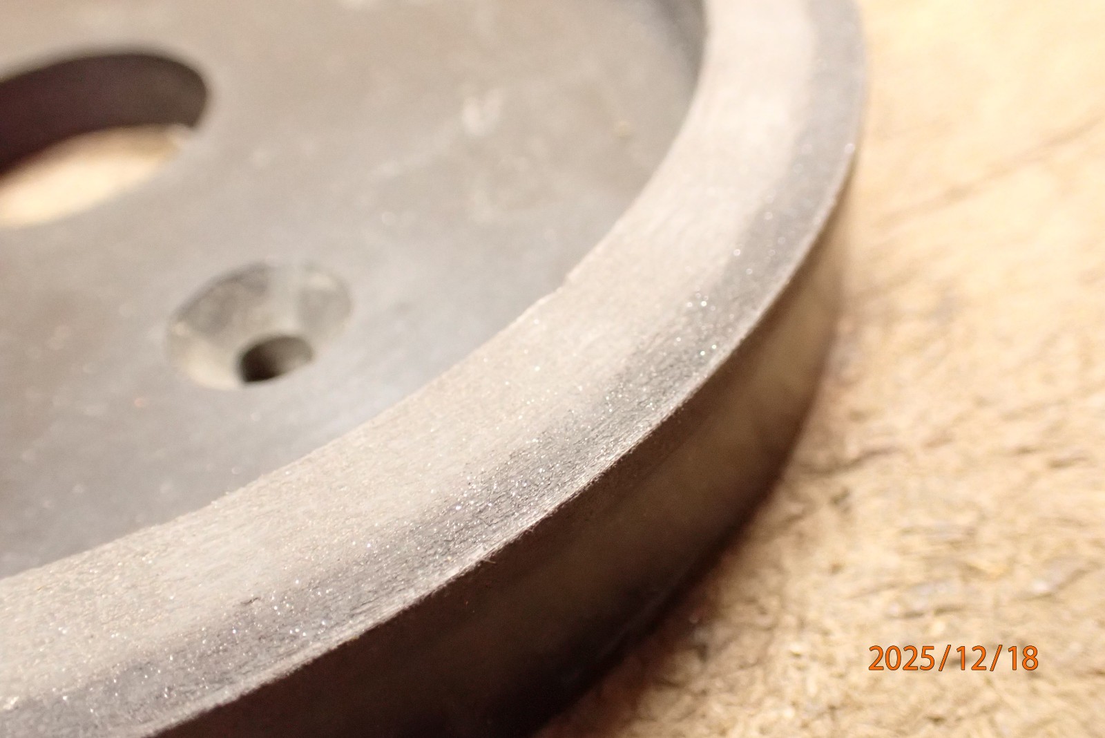 2, OLDER 6" TOOL GRINDER DIAMOND WHEELS