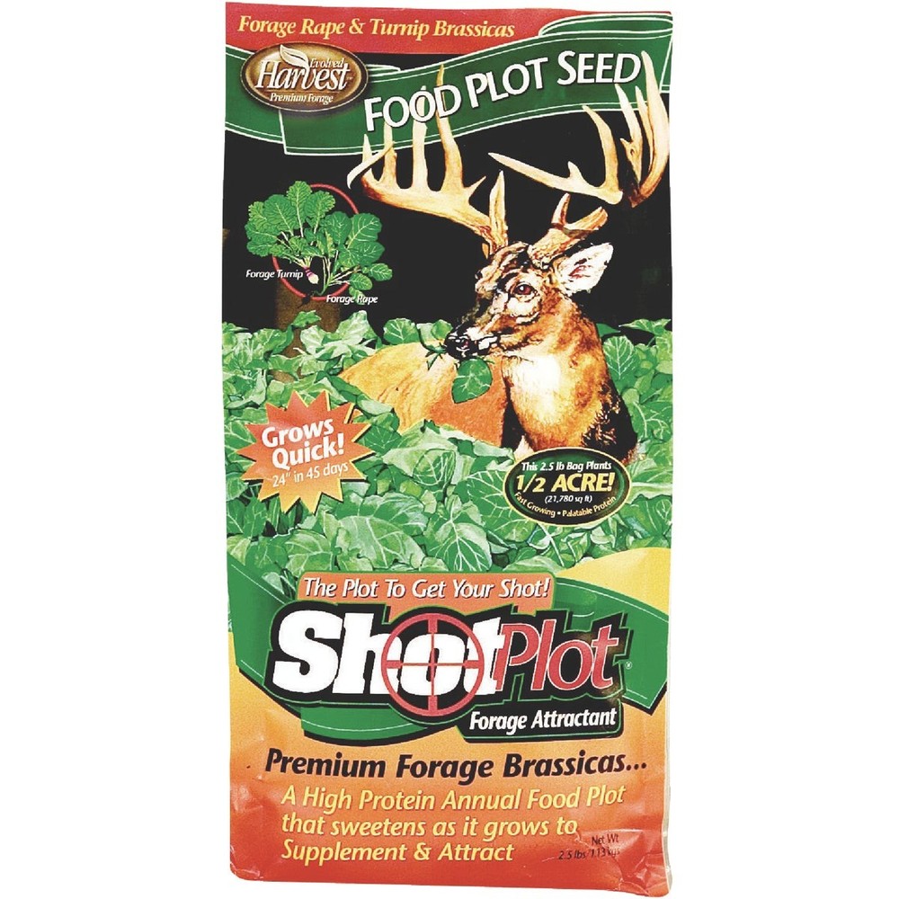 Evolved Harvest Shot Plot 2-1/2 Lb. 1/2 Acre Forage Rape & Turnip Brassicas Deer