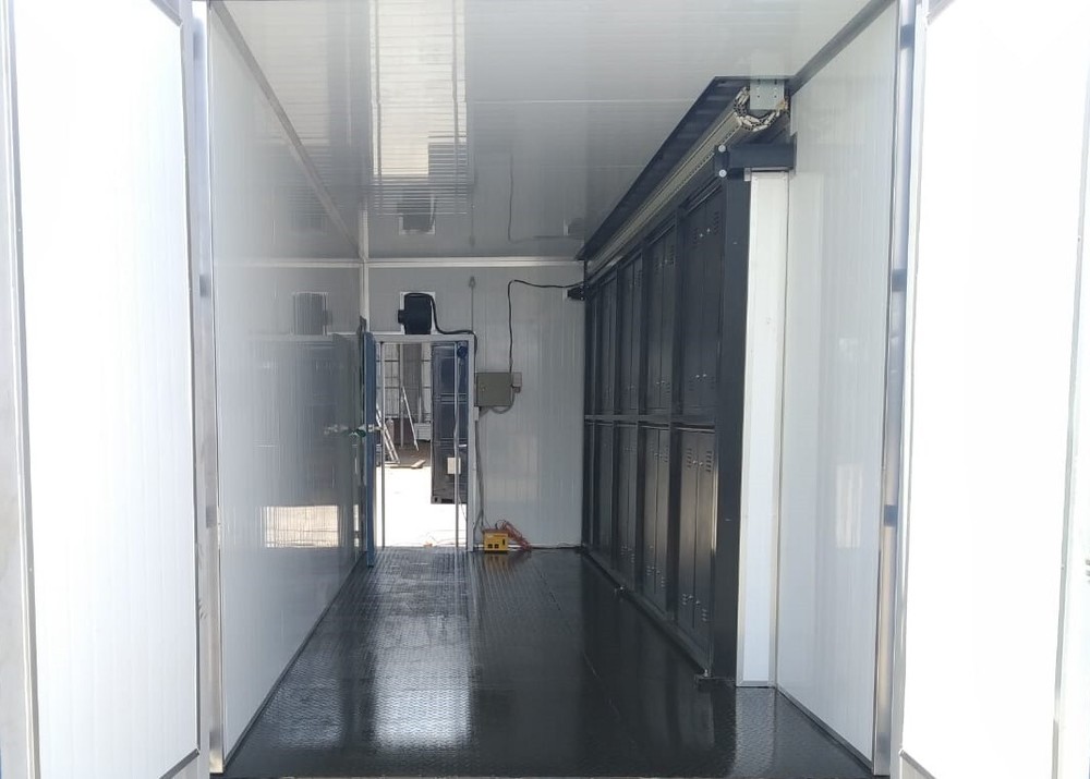 Video Screen Shipping Container