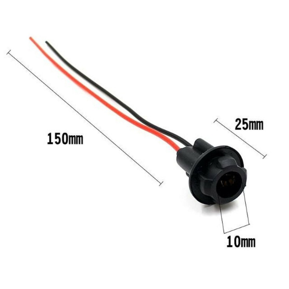 Universal Pigtail Wire Female Socket 194 Harness Front Side Marker Light Plug F