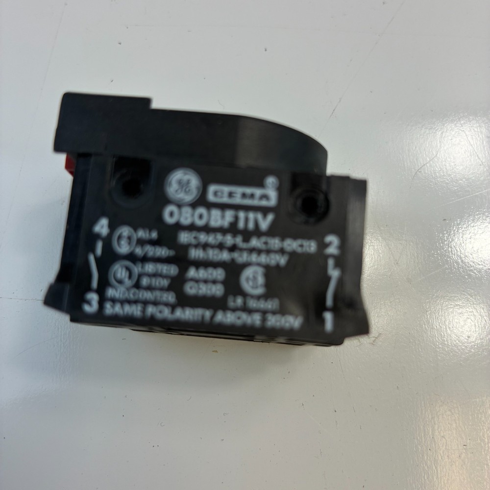 GENERAL ELECTRIC 080BF11V Contact Block