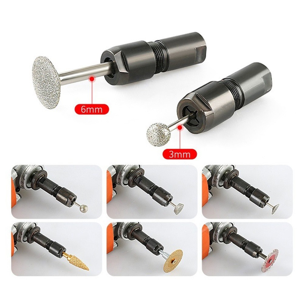 For 100-type Angle Grinder Modified Adapter to Straight Grinder Chuck M10 Thread