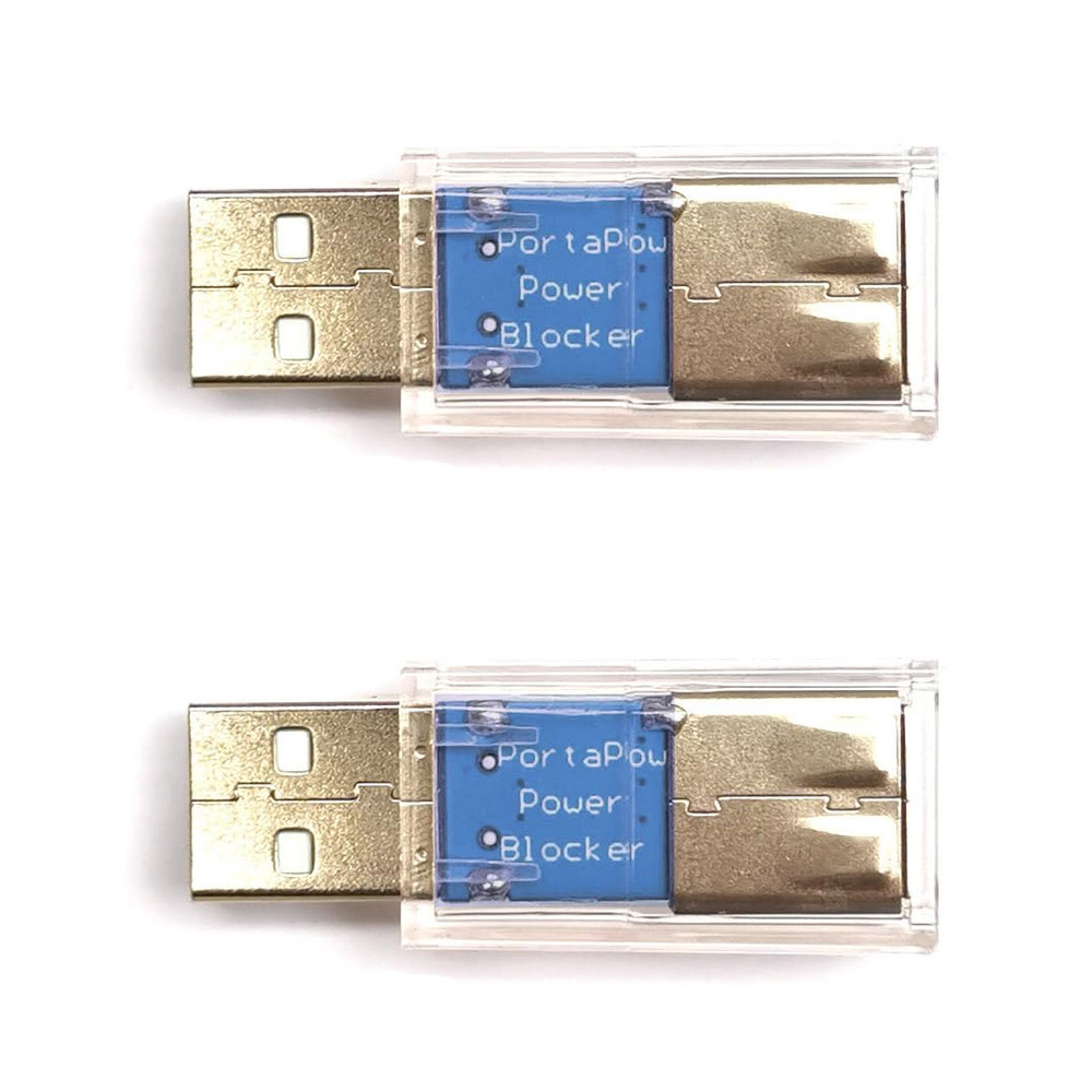 USB Power Blocker - Stops Charging, Allows Data (Single Pack)