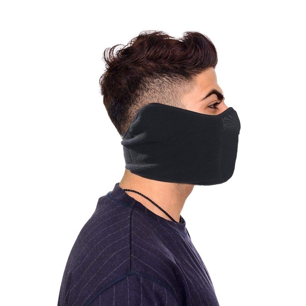 Balaclava Half Face Mask Adjustable Fastener Windproof One Size, Half-face