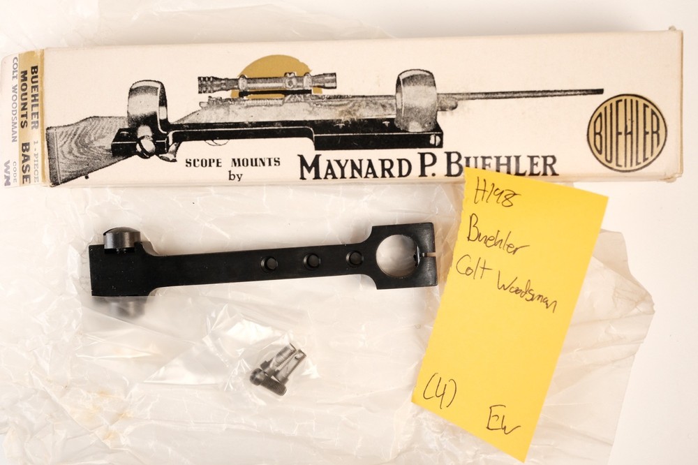 H198 Buehler Scope Mount Base Colt Woodsman