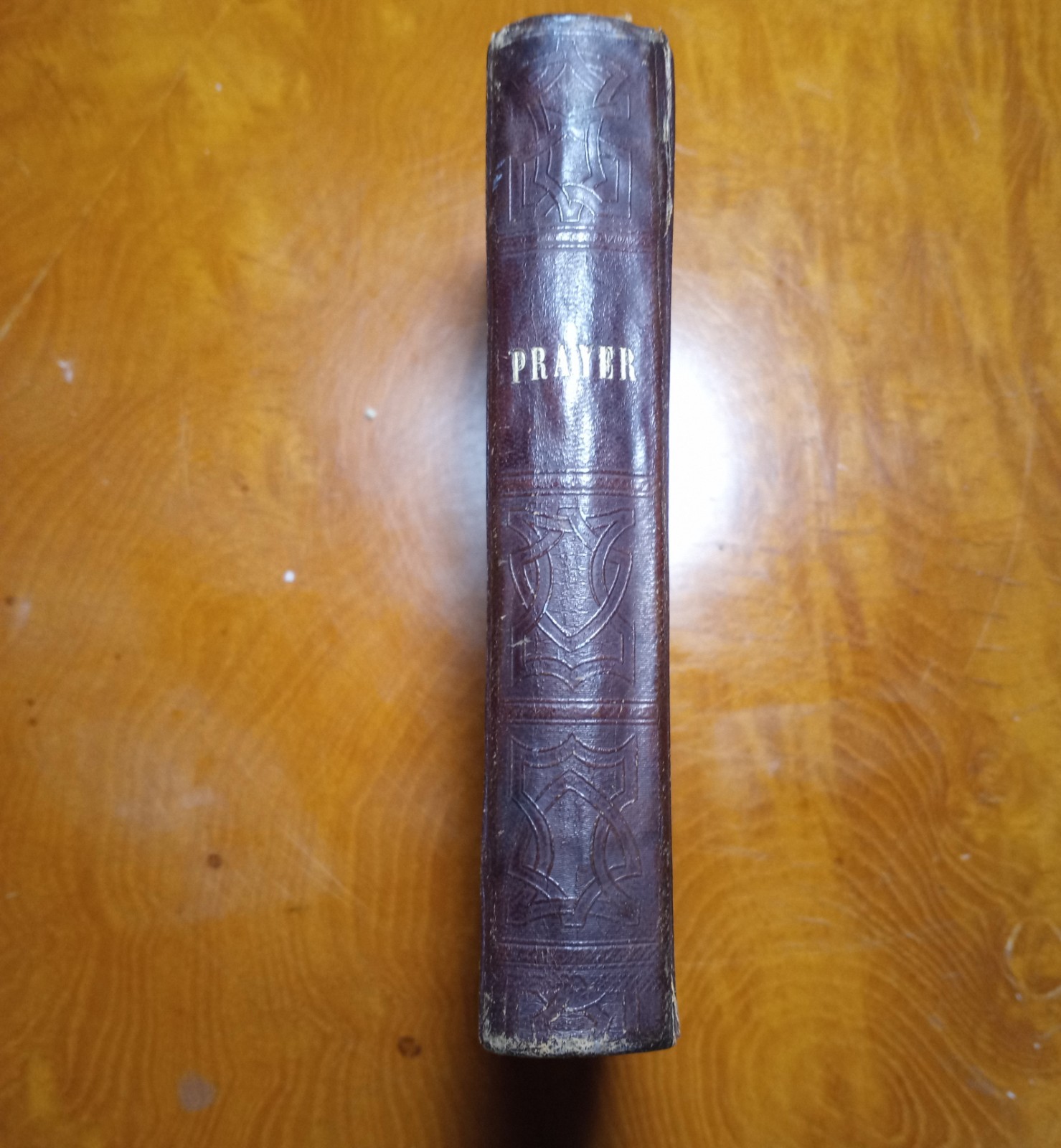 Rare Genuine Civil War Relic Fort Monroe 1864 Prayer Book Inscribed with Quill