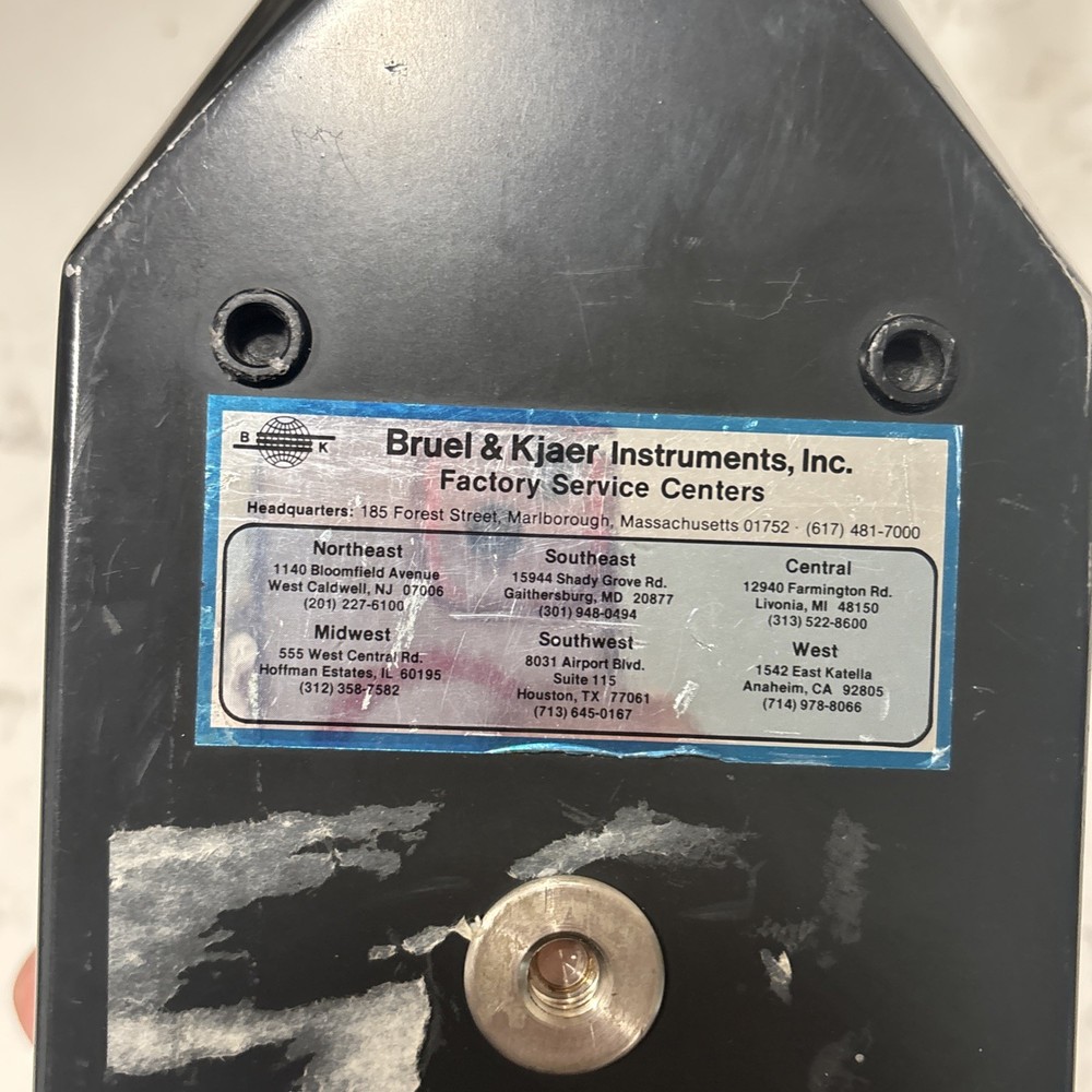 BK Bruel & Kjaer Type 2203 Precision Sound Meter Frequency Analyzer