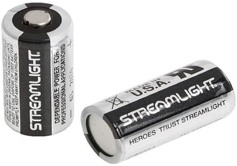 Streamlight 85175 CR123A Lithium Batteries, 2-Pack