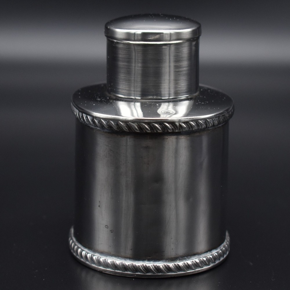 Edwardian Solid Silver Tea Caddy 1909 William Henry Sparrow