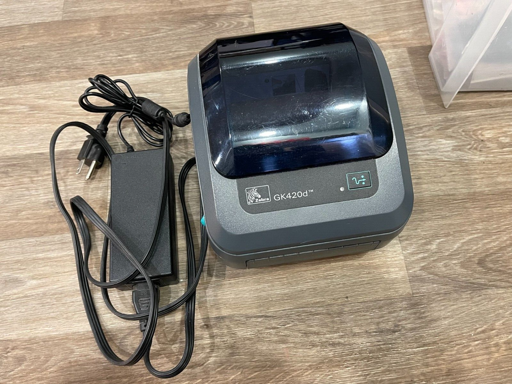 USED Zebra GX420d Thermal Barcode USB Network Shipping Label POS Printer