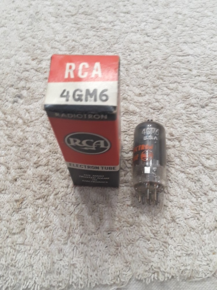 NOS RCA 4GM6 Vacuum tube