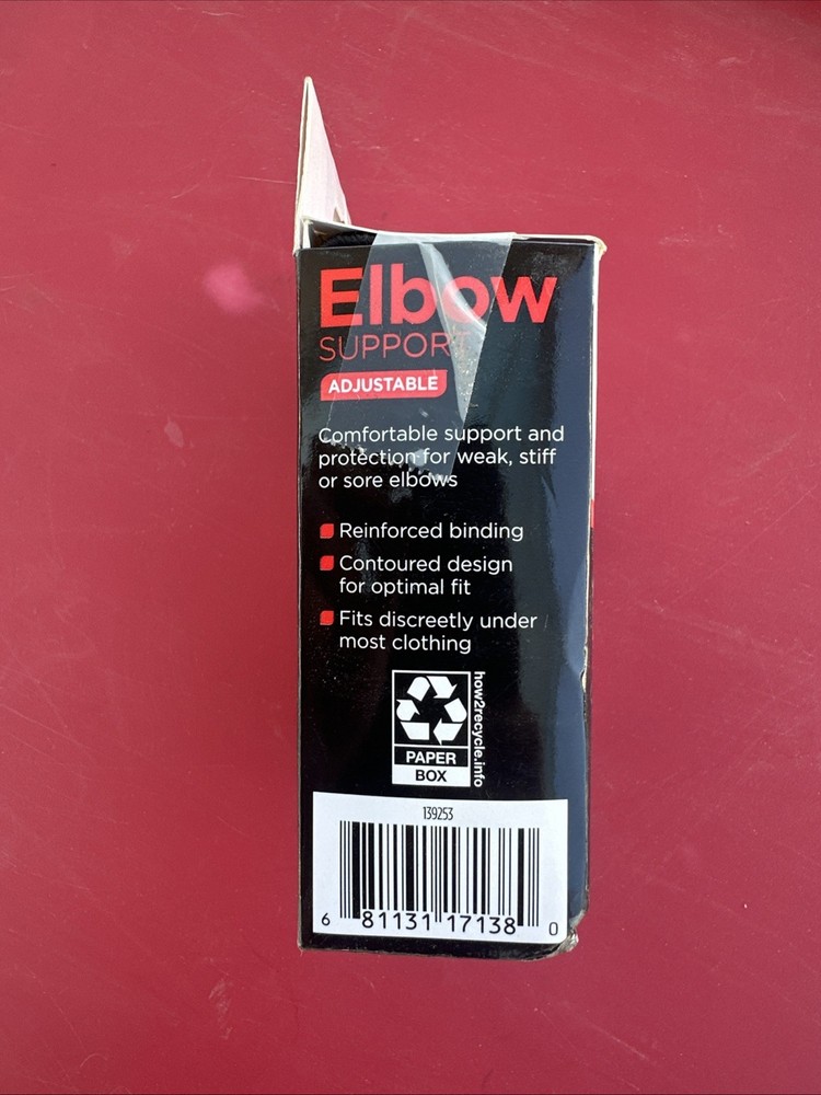 Equate ELBOW SUPPORT OS NEW Adjustable FITS LEFT OR RIGHT