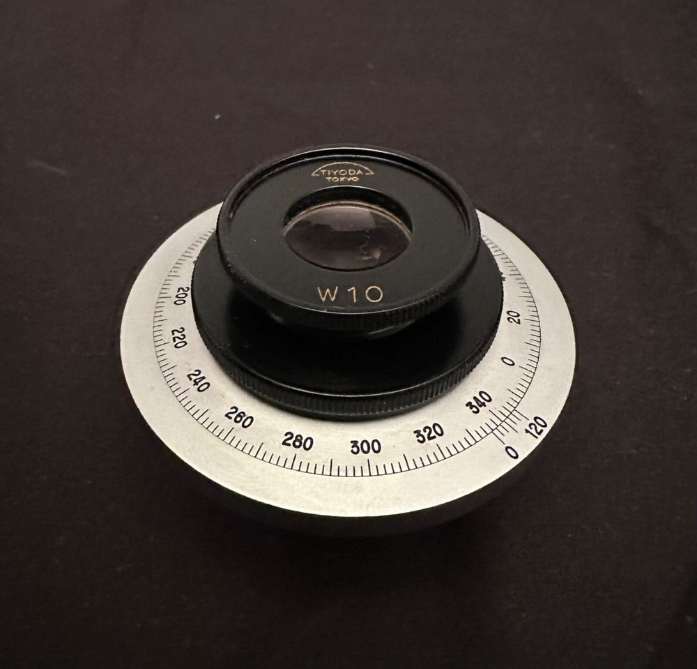 Tiyoda Topis Model W10 Rotary Optical Polarizer/Filter For Microscope