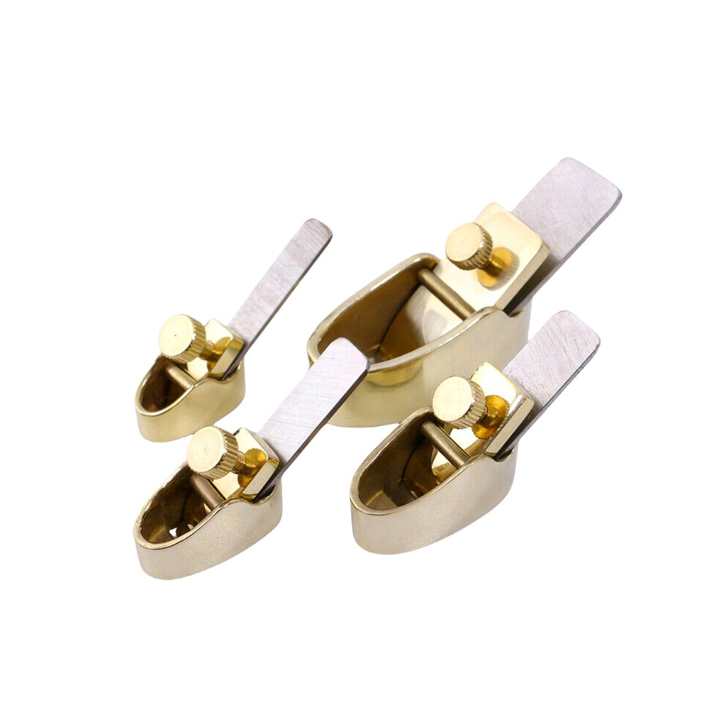 1 Set (4PCS) Brass Plane Tool Luthier Tools Violin Special Tools Convex Bottom