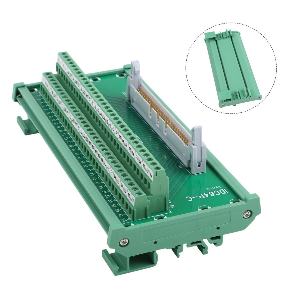 64 Pin IDC64P C Type Connector Terminal Block with Shell for Control Devices