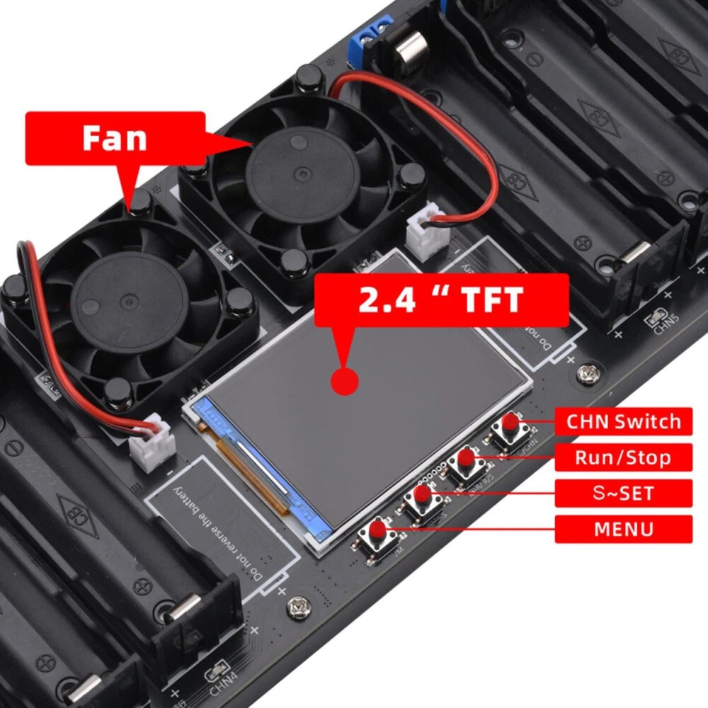 Internal Resistance Tester End Current: 100mA, 200mA, 300mA (adjustable)