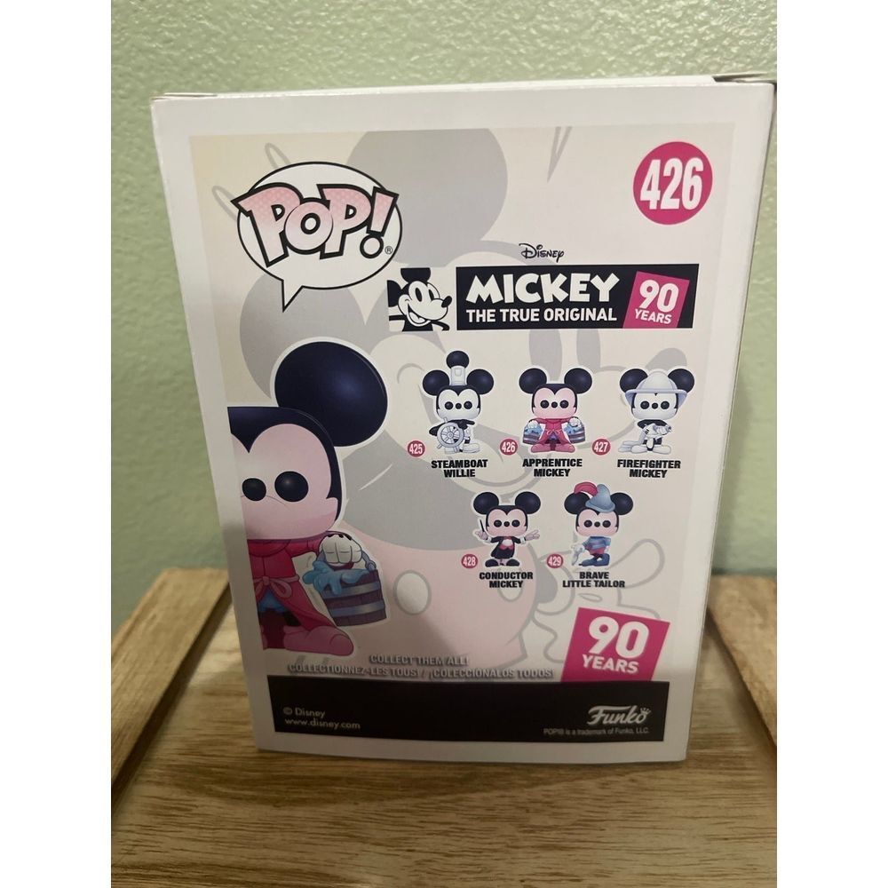 Funko POP! Disney #426 APPRENTICE MICKEY 90 Years ~ Used