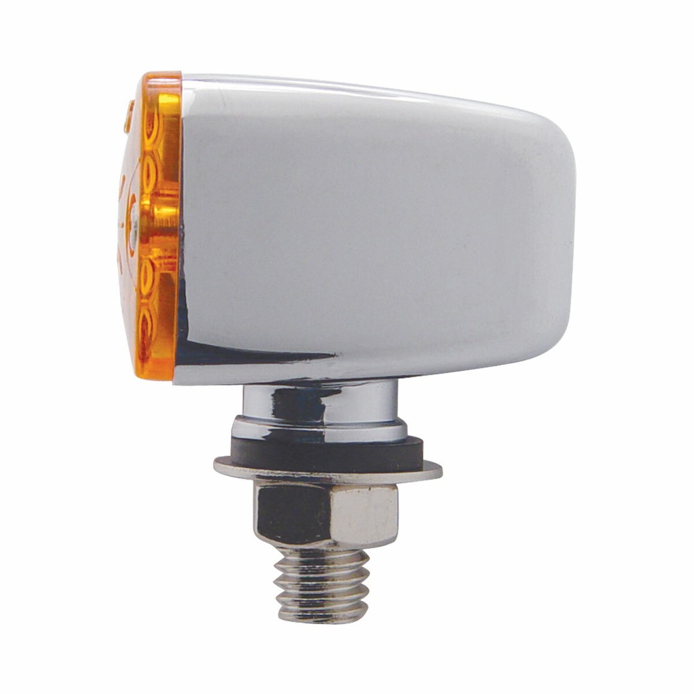 United Pacific 30328 Small Rectangular Amber Auxiliary Light - 1 Unit