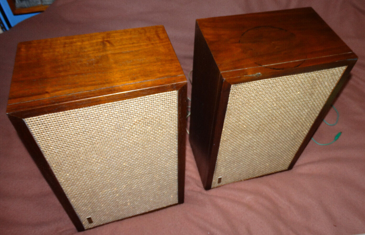 2 Knight Allied 3 way 10" alnico Tweed Vacuum Tube speakers by Utah Sound great!