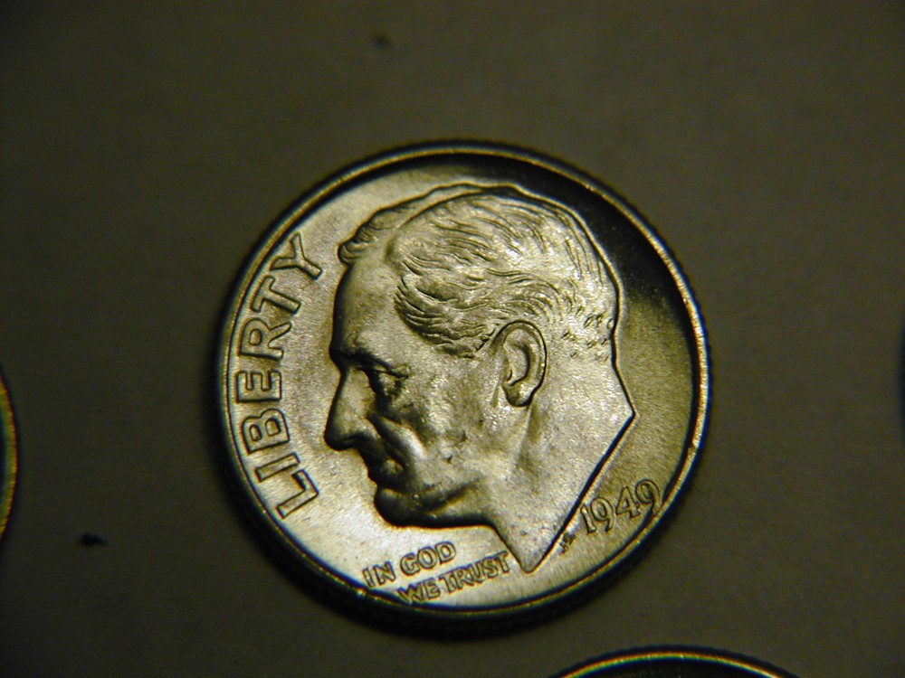 1949-D  Roosevelt Dime BU uncirculated ! b