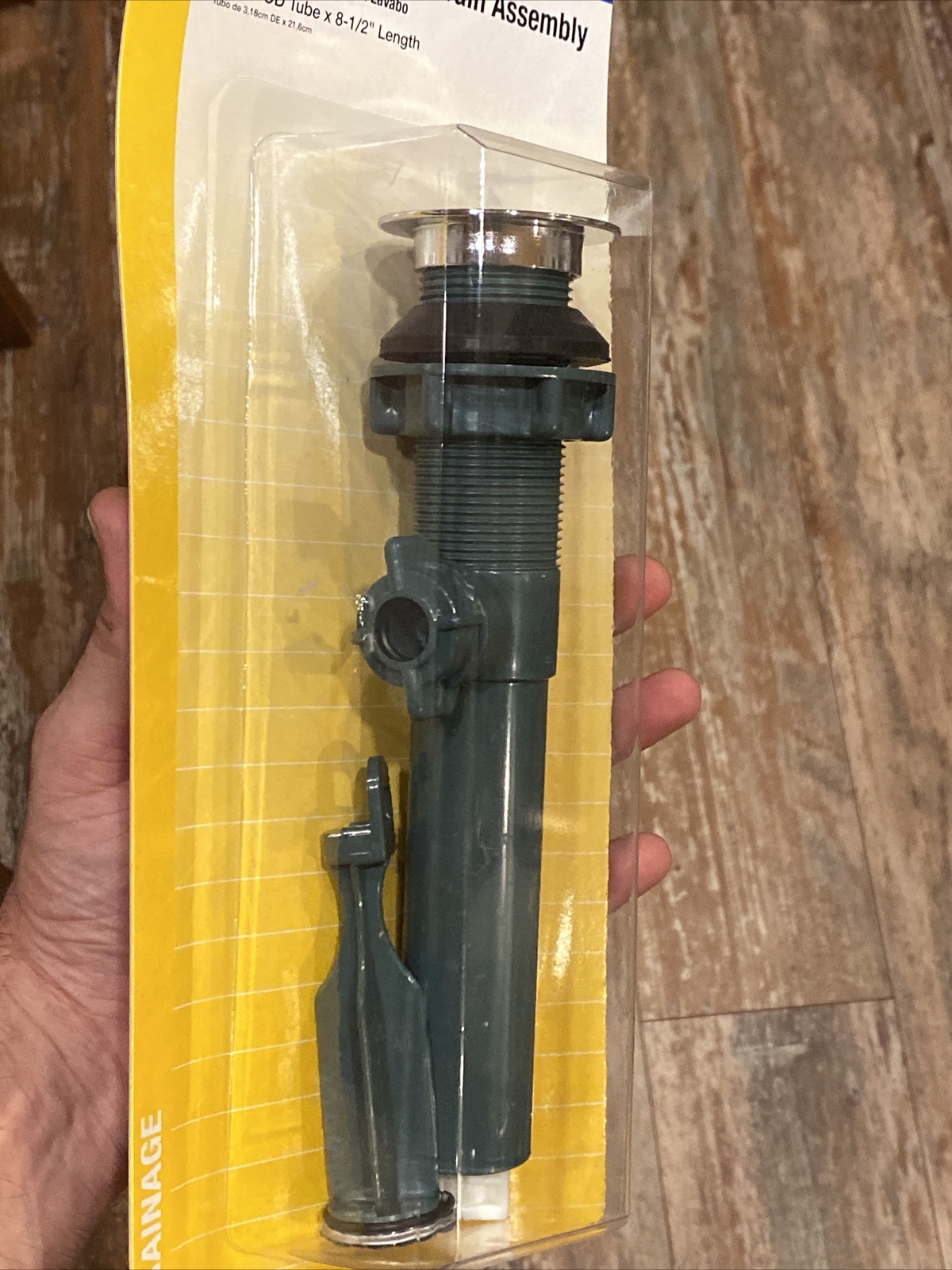 Vanity Bathroom Sink Pop Up Stopper Drain Assembly Kit Chrome/Plastic 1.25” Diam