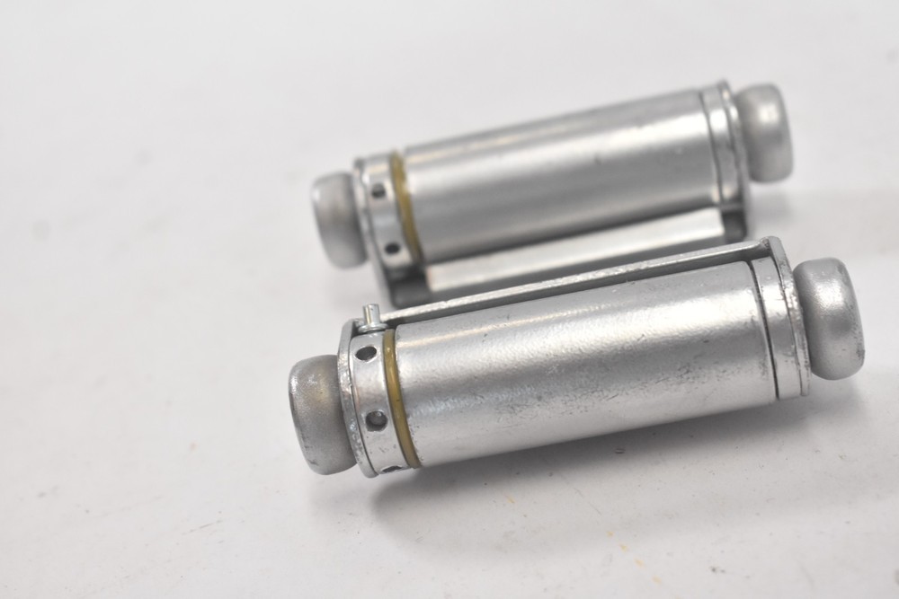 Rok Hardware Double Action Steel Spring Hinge Satin Chrome Super Valve