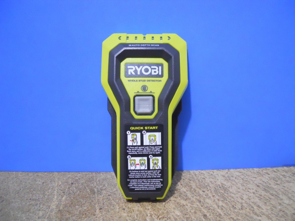 RYOBI Whole Stud Finder Detector Model ESF5002 LED Auto Depth Scan